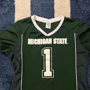 Michigan State University Green Jersey Size Large